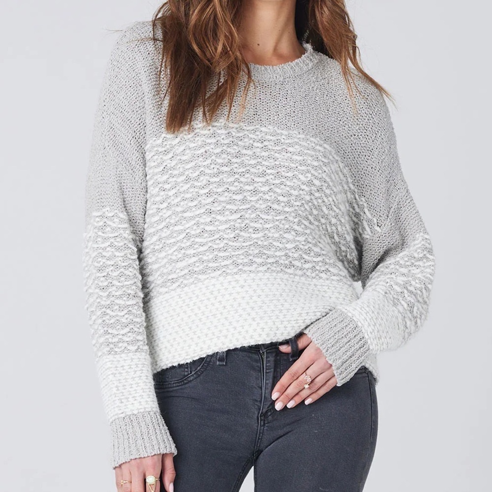 Saltwater LUXE Diem Crew Neck Textured Sweater